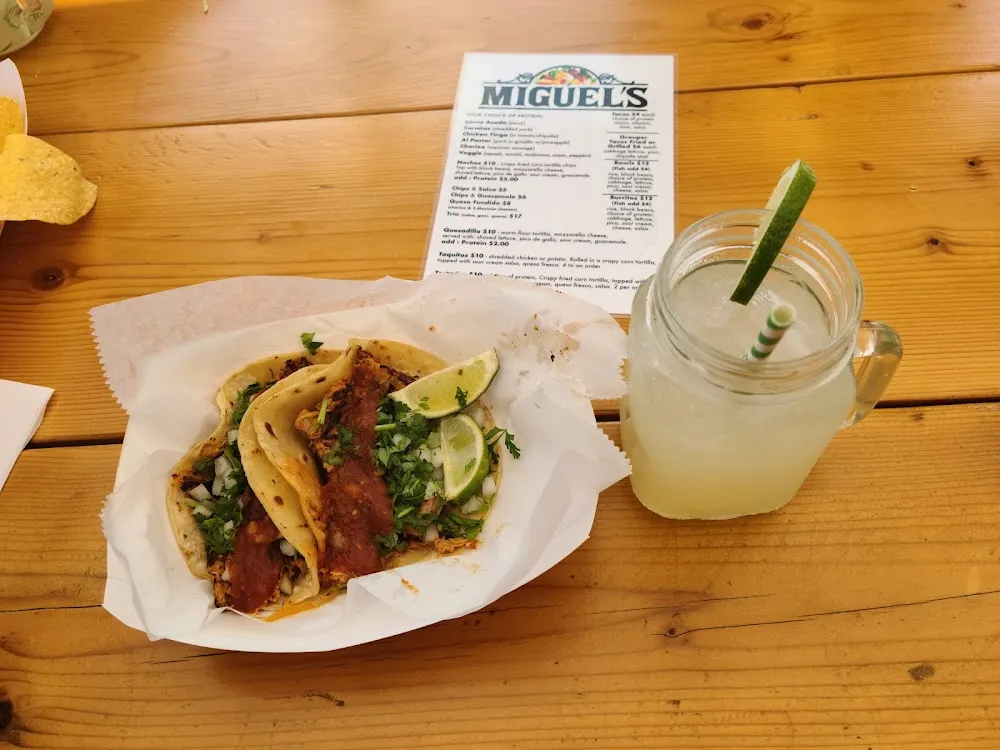 Tomato Chicken Tacos and a House Margarita